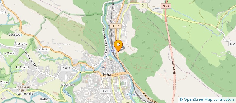 localisation de l'entreprise SARL FULL POWER à FOIX