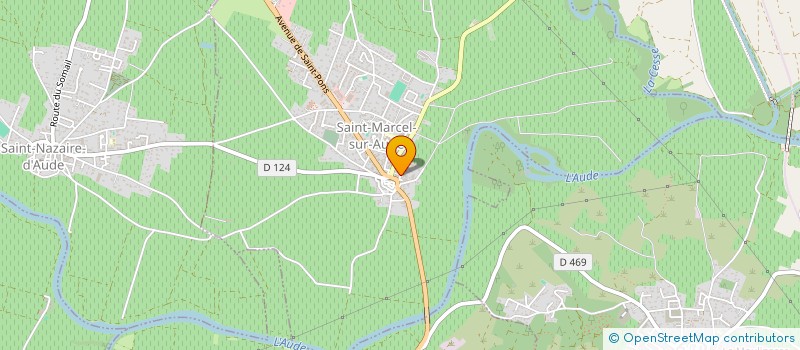 localisation de l'entreprise SARL FULRAD ANTONIO PLATRERIE  SAINT-MARCEL-SUR-AUDE