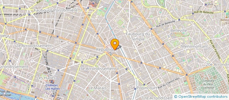 localisation de l'entreprise SARL FUNDA à PARIS