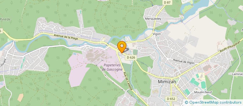 localisation de l'entreprise SARL FUNNY LOISIRS  MIMIZAN