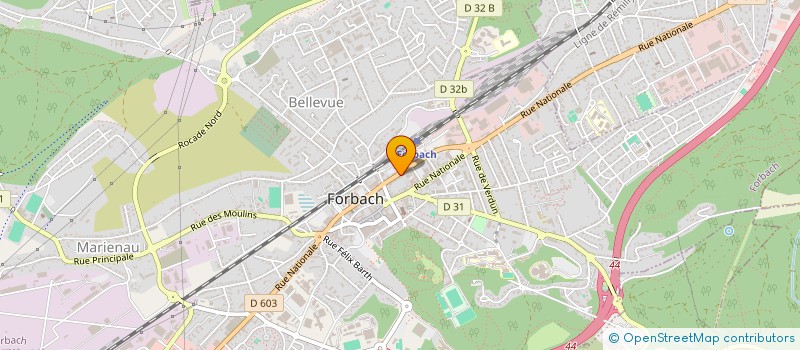 localisation de l'entreprise SARL FURNO  FORBACH