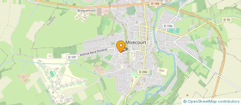 localisation de l'entreprise SARL FUSION  MIRECOURT