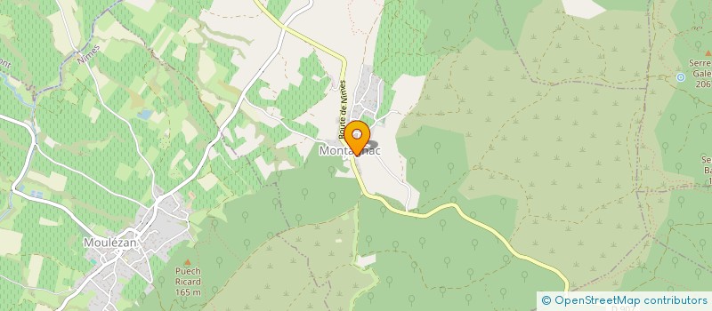 localisation de l'entreprise SARL FUSION  MONTAGNAC