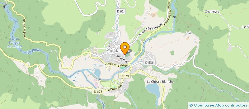 localisation de l'entreprise SARL FUSTIER FREDERIC à CONDAT