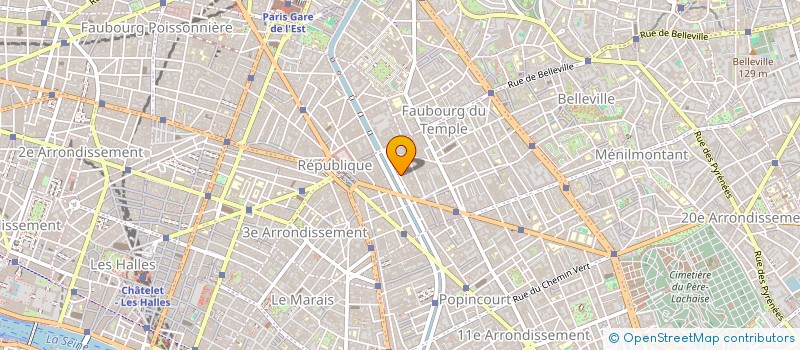 localisation de l'entreprise SARL FUTUR à PARIS