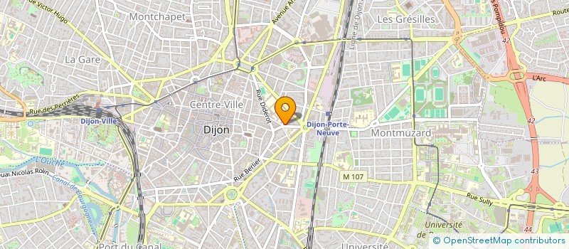 localisation de l'entreprise SARL FUTUR AS AUTO-ECOLE à DIJON