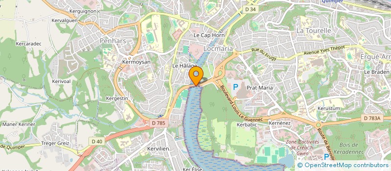 localisation de l'entreprise SARL FUTURE à QUIMPER