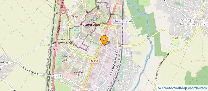 localisation de l'entreprise SARL FUTURO  CHASSENEUIL-DU-POITOU