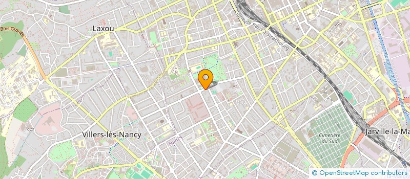 localisation de l'entreprise SARL FVP à NANCY