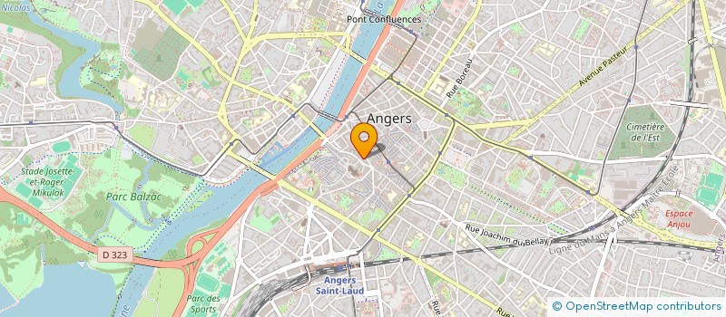 localisation de l'entreprise SARL FYM à ANGERS