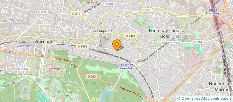 localisation de l'entreprise SARL G.A.L.A. IMMOBILIER à FONTENAY-SOUS-BOIS