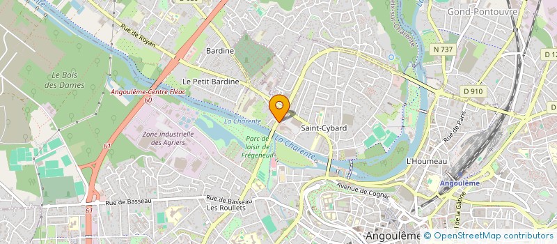 localisation de l'entreprise SARL G.A.M. à ANGOULEME