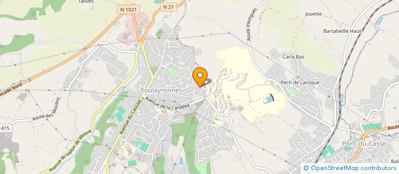 localisation de l'entreprise SARL G.A.T à FOULAYRONNES