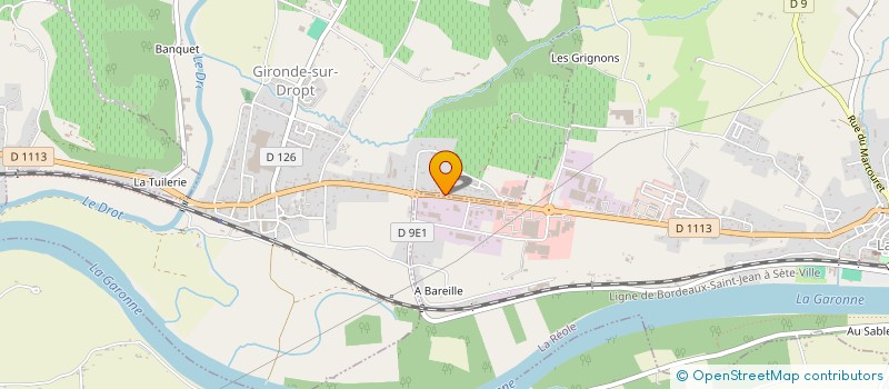 localisation de l'entreprise SARL G & B  GIRONDE-SUR-DROPT