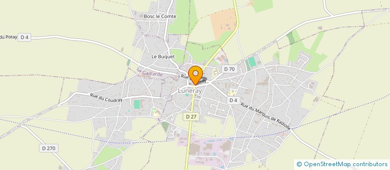 localisation de l'entreprise SARL G&B  LUNERAY