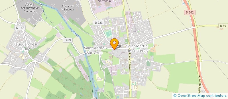 localisation de l'entreprise SARL G B T P  SAINT-ANDRE-SUR-ORNE