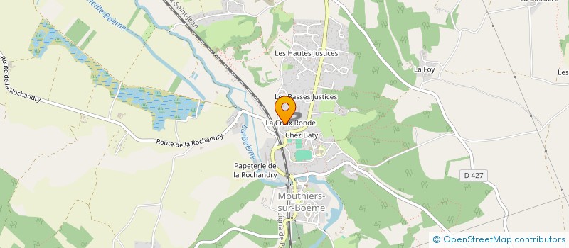 localisation de l'entreprise SARL G.C.B.  ROULLET SAINT ESTEPHE