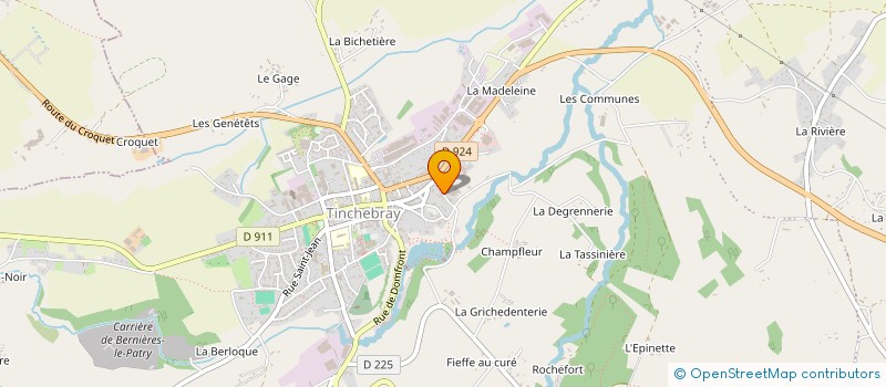 localisation de l'entreprise SARL G.C.O GALLIER JEAN LOUIS à TINCHEBRAY-BOCAGE