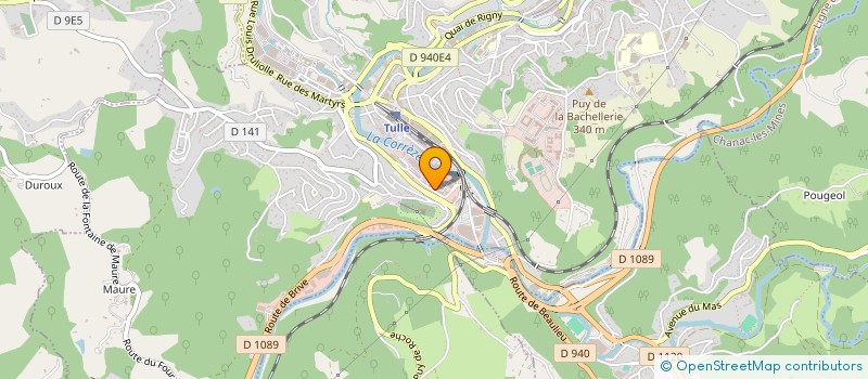 localisation de l'entreprise SARL G D S  TULLE