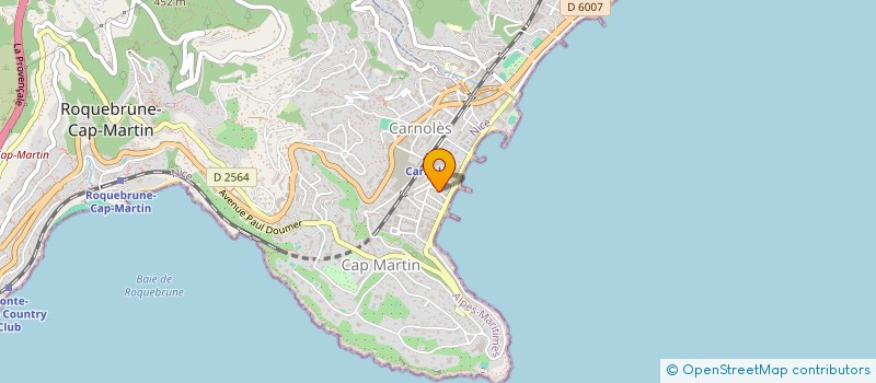 localisation de l'entreprise SARL G.E.M.M.P à ROQUEBRUNE-CAP-MARTIN