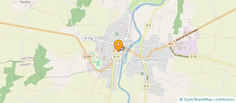 localisation de l'entreprise SARL G.E.P.S  SAINT-SAVIN