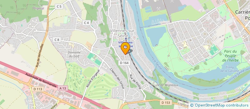 localisation de l'entreprise SARL G F à VILLENNES-SUR-SEINE