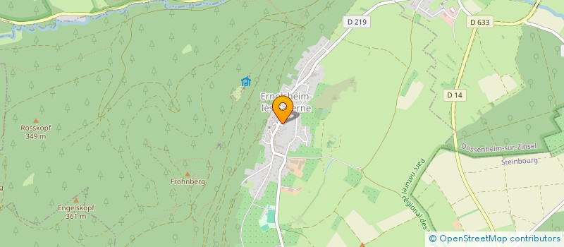 localisation de l'entreprise SARL G F DISTRIBUTION  UTTWILLER