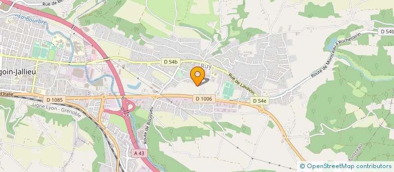 localisation de l'entreprise SARL G.F.T.P.  RUY-MONTCEAU