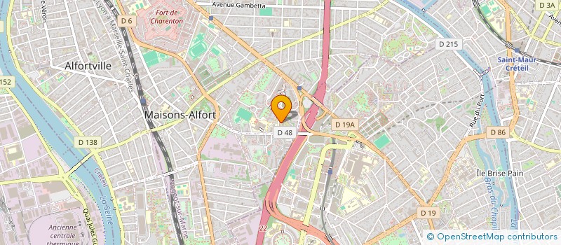 localisation de l'entreprise SARL G H I à MAISONS-ALFORT