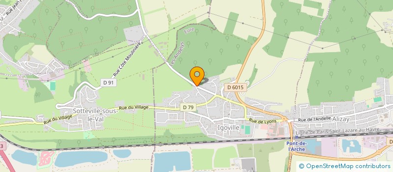 localisation de l'entreprise SARL G.H.M.  IGOVILLE