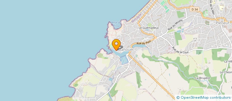 localisation de l'entreprise SARL G. HAMON  PLENEUF-VAL-ANDRE