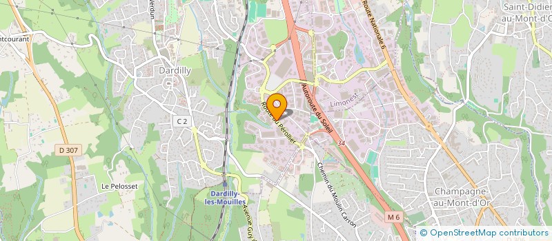 localisation de l'entreprise SARL G.I.B. à DARDILLY