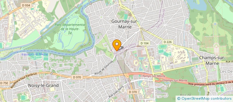 localisation de l'entreprise SARL G J BATIPRO  GOURNAY-SUR-MARNE