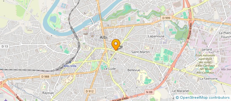 localisation de l'entreprise SARL G.L.C.I RESTAURATION à ALBI