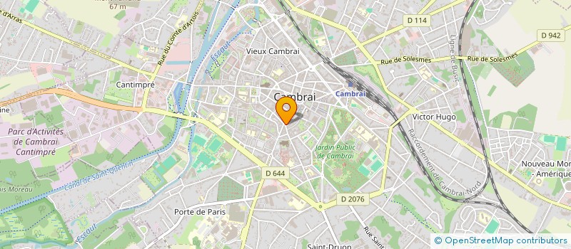 localisation de l'entreprise SARL G'M EVASION à CAMBRAI