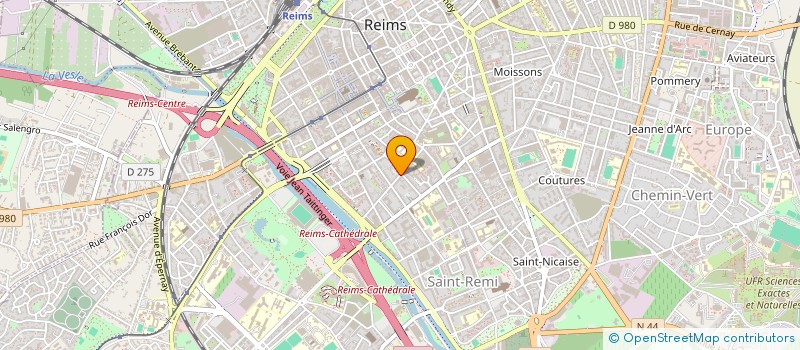 localisation de l'entreprise SARL G.M.G. à REIMS