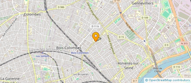 localisation de l'entreprise SARL G.M.X. à ASNIERES-SUR-SEINE