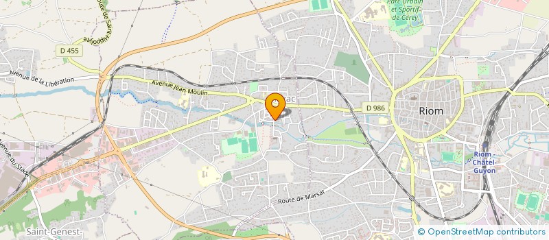 localisation de l'entreprise SARL G & O ARCHITECTURE  MOZAC