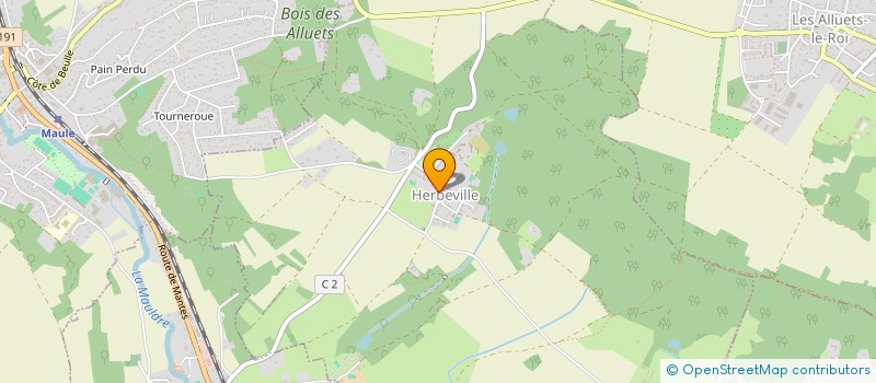 localisation de l'entreprise SARL G.P.M.  LES ALLUETS-LE-ROI