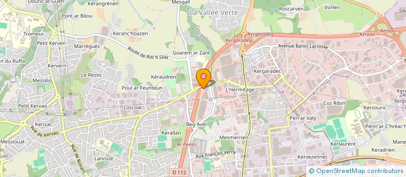 localisation de l'entreprise SARL G.P.M.A à BREST