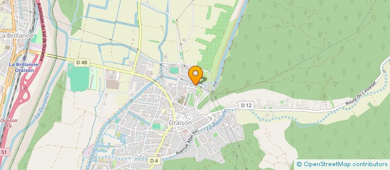 localisation de l'entreprise SARL G.P VAL DURANCE LUBERON  ORAISON