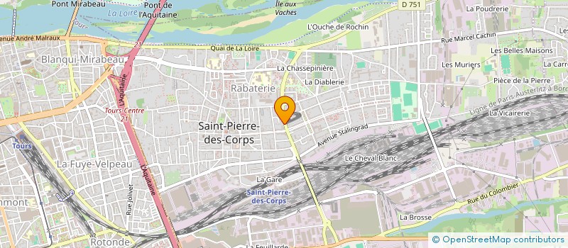 localisation de l'entreprise SARL G PAC  SAINT-PIERRE-DES-CORPS