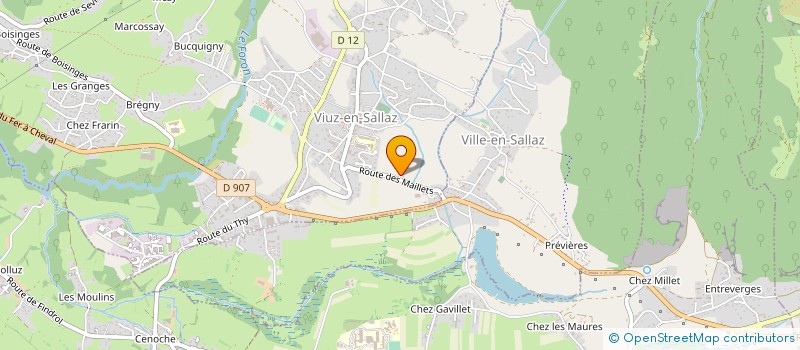 localisation de l'entreprise SARL G PICCOT ET FILS à VIUZ-EN-SALLAZ