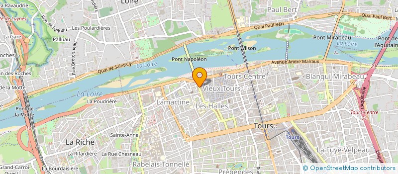 localisation de l'entreprise SARL G.R.A.  TOURS