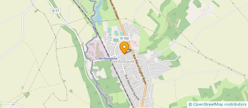 localisation de l'entreprise SARL G.S.  SERIFONTAINE