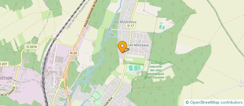 localisation de l'entreprise SARL G.S.D.A à MORIGNY-CHAMPIGNY