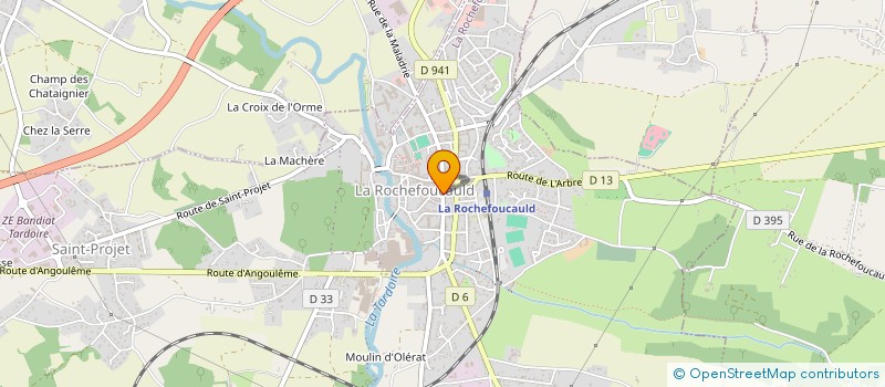 localisation de l'entreprise SARL G.S.L.M. à LA ROCHEFOUCAULD-EN-ANGOUMOIS