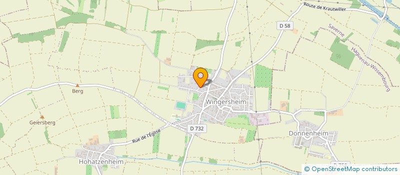 localisation de l'entreprise SARL G'STYR à WINGERSHEIM LES QUATRE BANS