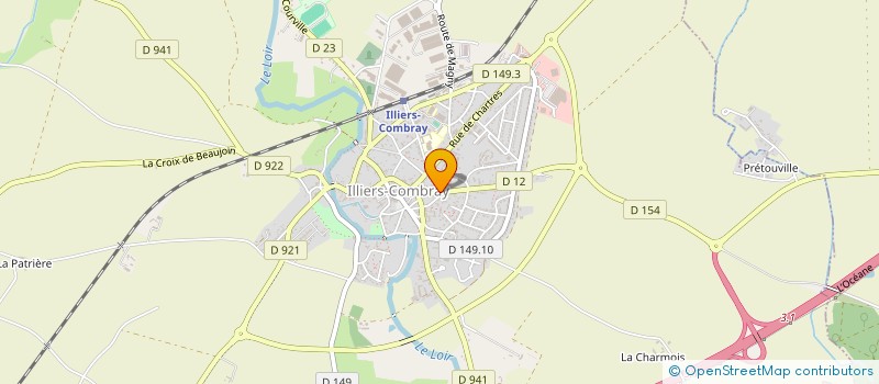 localisation de l'entreprise SARL G T M G à ILLIERS-COMBRAY