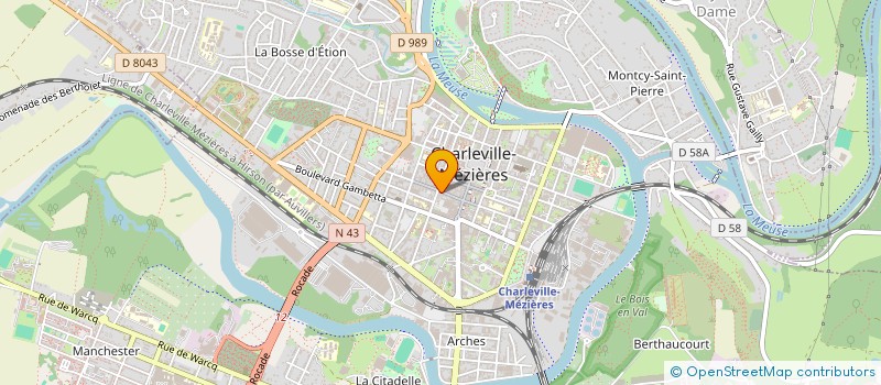 localisation de l'entreprise SARL G2F-ENERGIES à CHARLEVILLE-MEZIERES